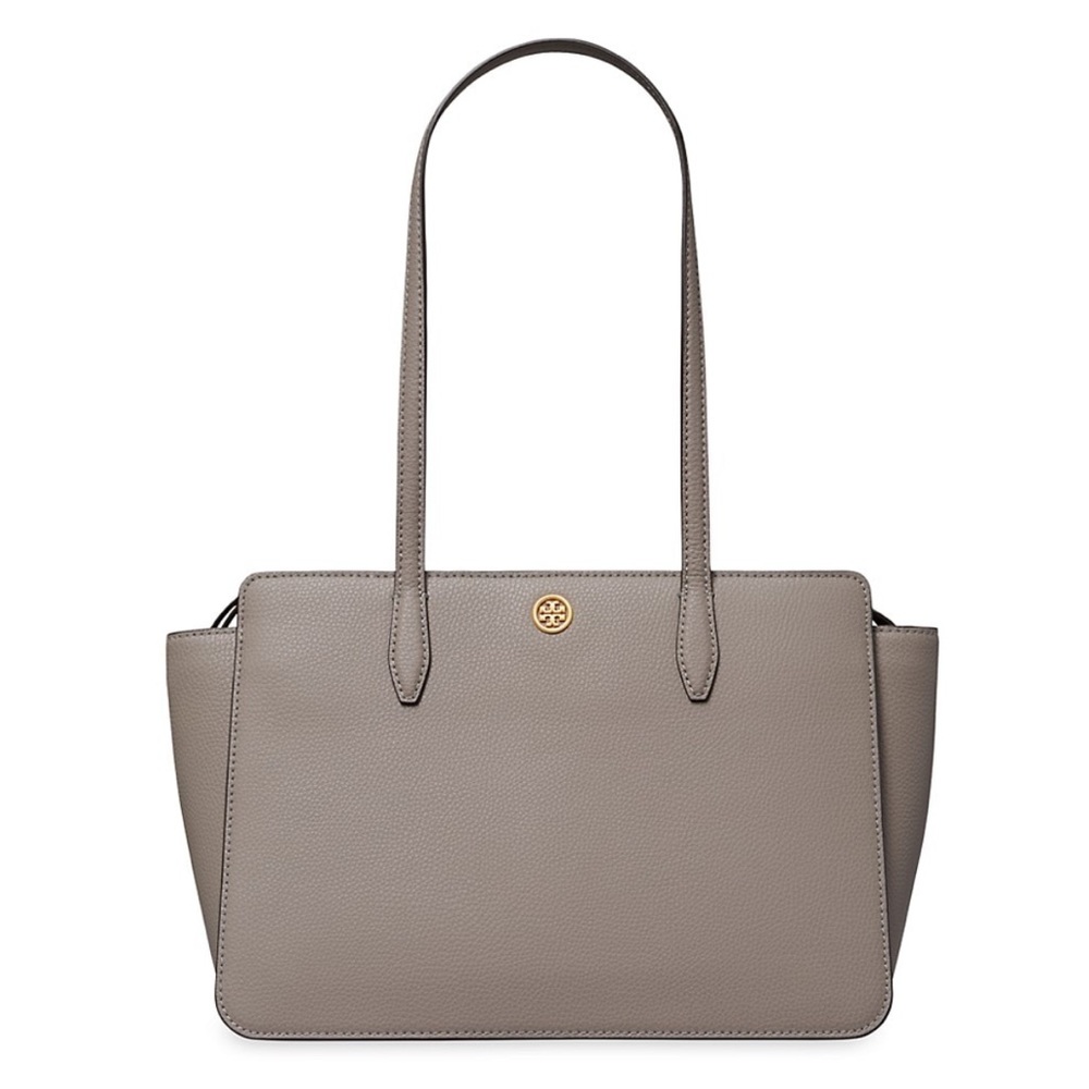 Tory Burch Robinson Pebbled Leather Tote Bag